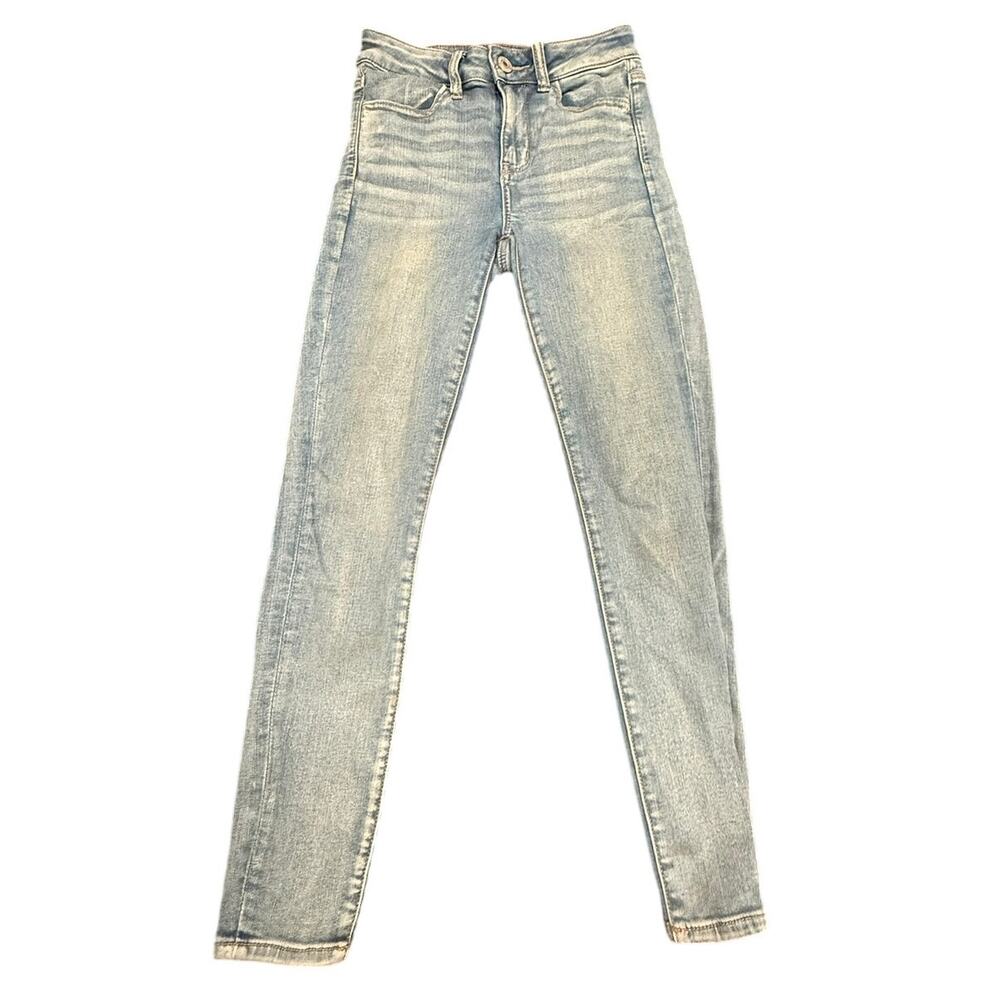 American Eagle Women's Next Level Stretch Skinny Jeans Denim Size 4 Short